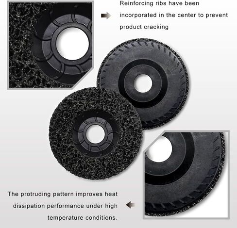 5 عبوات من أقراص تقشير الطلاء مقاس 4.5 بوصة لمطحنة الزوايا لتنظيف وإزالة طلاء الطلاء ولحامات الصدأ (115 مم × 22 مم) (4-1/2 بوصة × 7/8 بوصة) in Kuwait