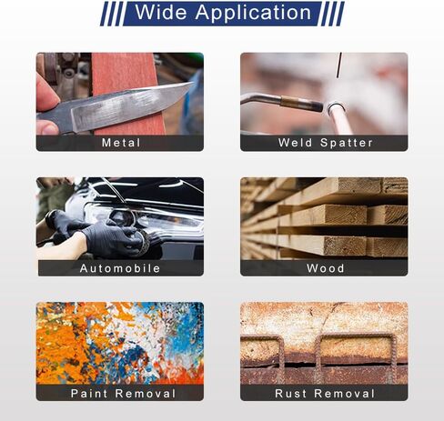 5 عبوات من أقراص تقشير الطلاء مقاس 4.5 بوصة لمطحنة الزوايا لتنظيف وإزالة طلاء الطلاء ولحامات الصدأ (115 مم × 22 مم) (4-1/2 بوصة × 7/8 بوصة) in Kuwait