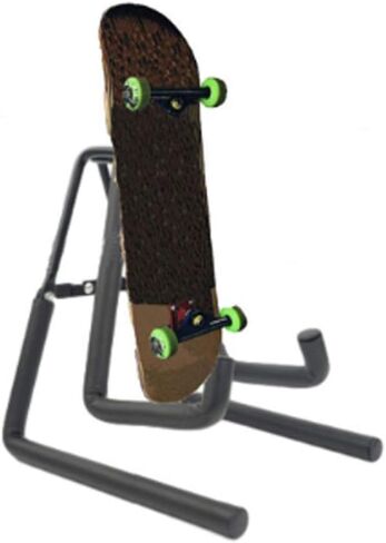 تخزين لوح التزلج، العرض، المنظم، حامل لوح التزلج الطويل، حامل عرض لوح التزلج، حامل عرض لوح التزلج للوحات الطويلة والقصيرة - لا يتضمن لوحة in Kuwait