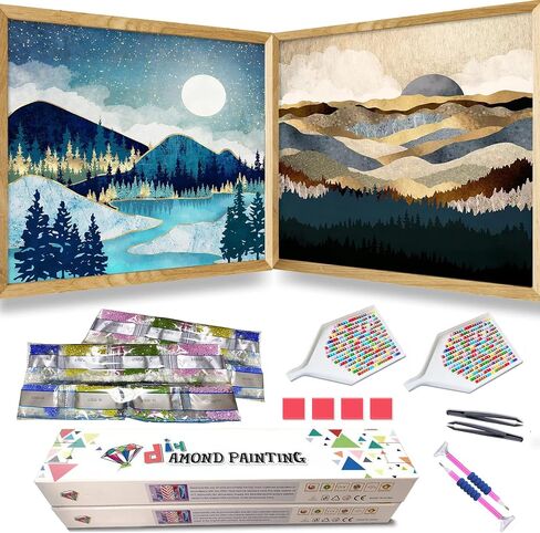 JensHant 12 Pack Angels Diamond Painting Kit for Adults Beginner Full Drill Diamond Painting with Multi Shaped Bright Diamond DIY Gem Painting Kit for Home Wall Decor(11.8x11.8in) in Saudi Arabia