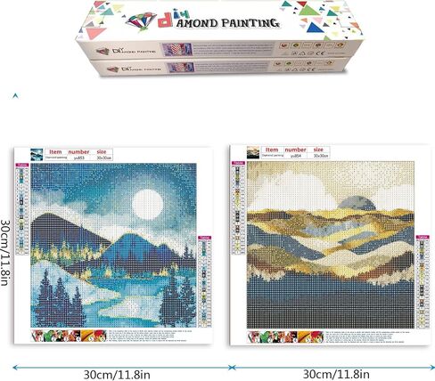 JensHant 12 Pack Angels Diamond Painting Kit for Adults Beginner Full Drill Diamond Painting with Multi Shaped Bright Diamond DIY Gem Painting Kit for Home Wall Decor(11.8x11.8in) in Saudi Arabia