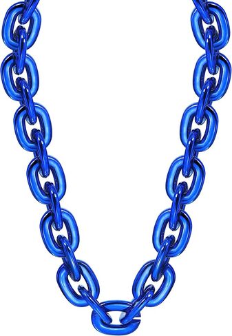 36 Inch Jumbo Fan Chain Necklace - Big Plastic Gameday Chain for Sports Fans - 45+ Color Options - Tailgate & Party Accessory in Saudi Arabia