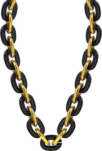36 Inch Jumbo Fan Chain Necklace - Big Plastic Gameday Chain for Sports Fans - 45+ Color Options - Tailgate & Party Accessory in Saudi Arabia