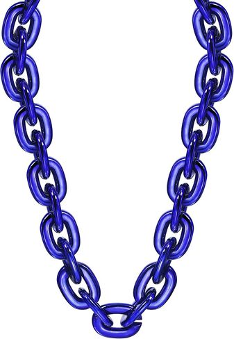 36 Inch Jumbo Fan Chain Necklace - Big Plastic Gameday Chain for Sports Fans - 45+ Color Options - Tailgate & Party Accessory in Saudi Arabia