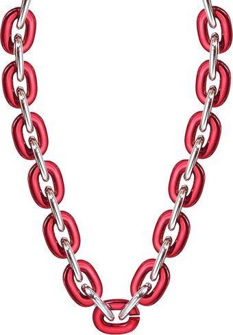 36 Inch Jumbo Fan Chain Necklace - Big Plastic Gameday Chain for Sports Fans - 45+ Color Options - Tailgate & Party Accessory in Saudi Arabia