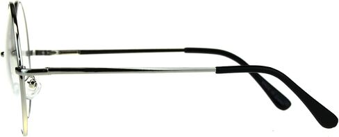 SA106 Womens Hippie Groove Oversize Clear Lens Metal Rim Eye Glasses in Saudi Arabia