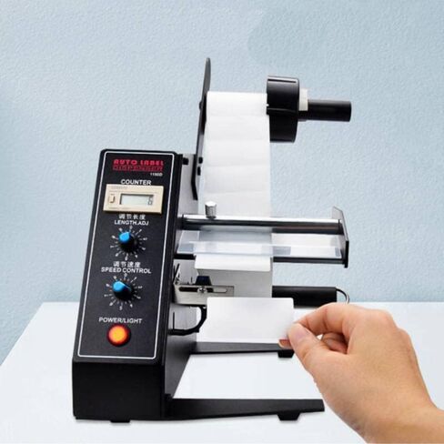 Automatic Label Dispenser Label Separator with Photosensor Automatic Counting 0-999999 for Label Length: 3-150mm Width: 4-140mm in Saudi Arabia