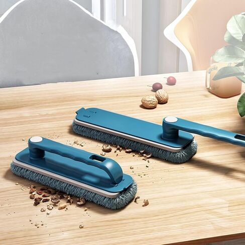 Microfiber Cleaning Mop, 360 Degree Rotatable Foldable Desktop Mop, 2pcs Replacement Mop Pad for Kitchen, Bathroom, Home,Windshield, in Saudi Arabia