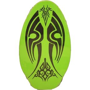 Rubber Top Wooden Skimboard with Slip Free Grip (No Wax Needed!) (Green, 36 Inch) in Saudi Arabia