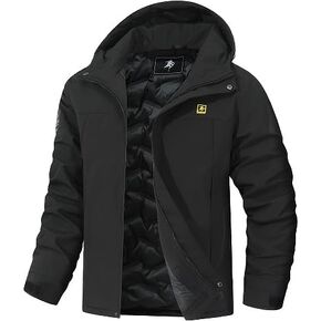 Men's Warm Winter Coats Waterproof Ski Jacket Windproof Mountain Windbreaker Hooded Snowboarding jacket