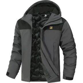 Men's Warm Winter Coats Waterproof Ski Jacket Windproof Mountain Windbreaker Hooded Snowboarding jacket