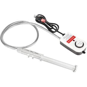 1600W Titanium Fully Submersible Portable Electric Immersion Water Heater, 100% Waterproof, Built-in Thermostat, Overheating Prevention, Bucket Water Heater, Easy and Convenient to Use in Saudi Arabia