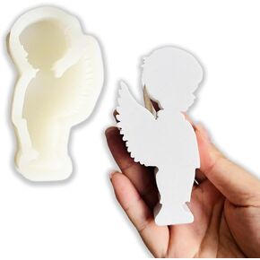 Snowman Shape Car Freshie Silicone Mold for Making Soap Aroma Beads Car Freshie, Pendant, Candle