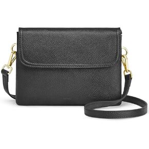 Kattee Leather Cross Body Bag for Women, Small Crossbody Shoulder Bags Purse for Women Trendy Designer Handbag