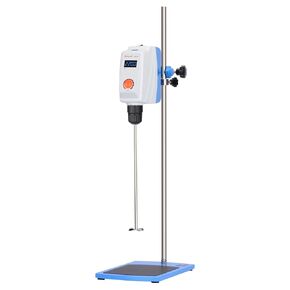 stonylab Electric Overhead Stirrer Mixer, 30-2200 RPM Max. 20L Liquid Mixer Lab Stirrers Mixer with Stirring Rod and Stand for Large Batch Sample Mixing