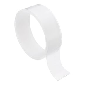 uxcell 39"×1.2" Caulk Tape Waterproof Tape Not Go Moldy Self Adhesive Shower Tape Caulk Strips for Kitchen Countertop,Bathroom Toilet Floor Transparent 2Pcs