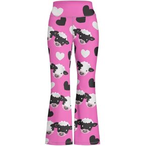 Girls Leggings Size 5-14 Casual High Waisted Yoga Pants for Dance Bell Bottoms Flare Leggings Preppy Clothes Kids