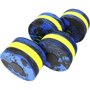 Yummy Sam 2Pcs Water Dumbells Pool Water Aerobics Resistance Water Weight Water Aerobics High-Density EVA-Foam Pool Fitness Water Weights for Pool Exercise（Camouflage）