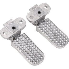 Foldable Foot Pegs Lightweight Aluminum Alloy for Electric Bikes, Mountain Bikes, Road Bikes with Enhanced Grip, Prevent Scratch, 76 x 37 mm