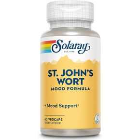 SOLARAY Guaranteed Potency St. John's Wort 900 mg Capsules | 60 Count