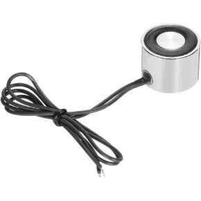 uxcell DC24V 4KG Lift Holding Electromagnet Sucking Disc Electric Lifting Magnet Solenoid
