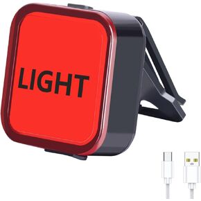 Bike Lights, 8 Modes Bike Tail Light, USB Rechargeable Rear Bike Light, IP65 Waterproof Bike Lights for Night Riding Safety