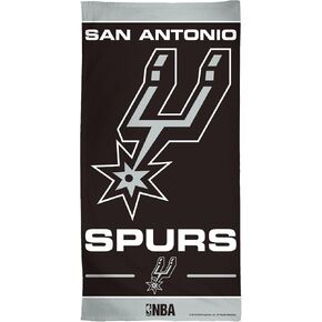 NBA San Antonio Spurs Fiber Beach Towel, 30 x 60", Multicolor