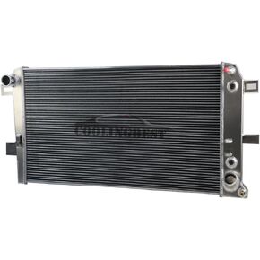 3 Row Performance Aluminum Radiator for 2001-2005 Chevy Silverado/GMC Sierra 2500 HD 3500 6.6L V8 Duramax LB7, Crossflow Radiators Radiador 2002 2003 2004 01 02 03 04 05