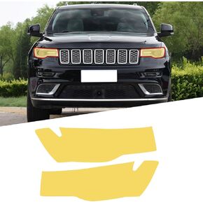 Compatible with Grand Cherokee 2014-2020,45% Light Smoke Headlight Vinyl Tint Film Pre-Cut Overlay Wrap Cover for Jeep,Exterior Accessories