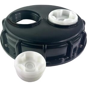 IBC Tote Cover,6.5 Inches IBC Tote Lid with Double Vent Hole,Water Tank Lid for Convenient Storage,IBC Tote Cover for Industrial Agriculture and Other Industries