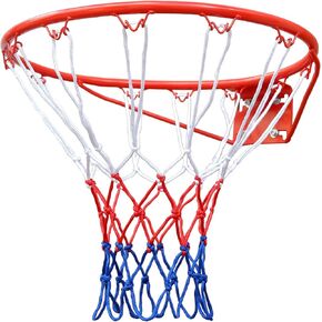 Basketball Rim Goal 18 ", Replacement Basketball Rim Goal Hoop Net for Indoor Outdoor