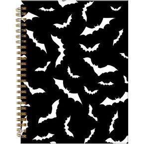 Spiral Journal Notebook,A5 Hardcover Lined Journals for Women Girl 6 x 8.3 in,120 Pages Thick Paper,Cute College Ruled Writing Notebook for Gifts Office Work School(Blue Butterfly) in Kuwait