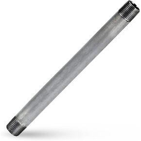 QDHM1118 Steel, Pre Cut Industrial Pipe Schedule 40 Threaded Fitting 1-1/4'' in x 18 in Galvanized