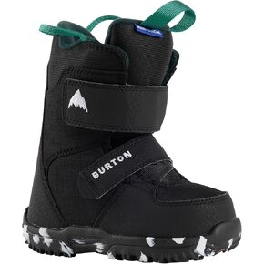 Burton Kids' Mini Grom Snowboard Boots, Black, 11C