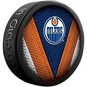 Edmonton Oilers Officially Licensed Stitch Design Hockey Puck