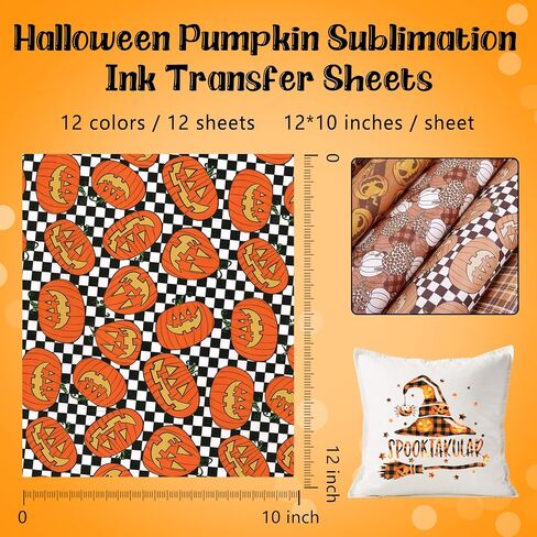HTVSTD Christmas Sublimation Ink Transfer Sheets 12 Sheets 12inches * 10inches Leopard Pattern Sublimation Paper Pattern Transfer Sheets for Mugs Tumblers DIY in Saudi Arabia