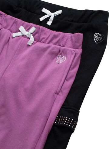 Body Glove Girls’ Sweatpants – 2 Pack Basic Active Fleece Joggers (Size: 7-12) in Saudi Arabia