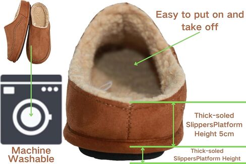 شباشب بدون كعب للرجال، أحذية منزلية مريحة للاستخدام الداخلي/الخارجي، شباشب واسعة بدون كعب in Kuwait