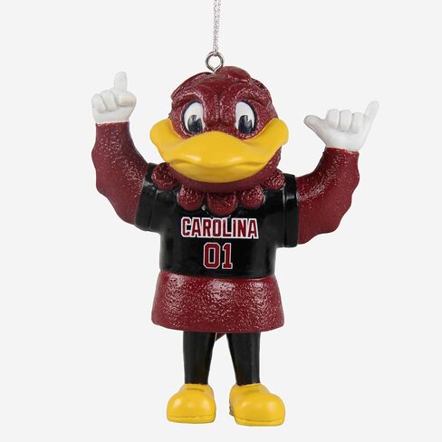 FOCO NCAA كارولينا الجنوبية Gamecocks 5 "الراتنج التميمة معلقة شجرة عطلة Ornamet5" الراتنج التميمة معلقة شجرة عطلة زخرفة، لون الفريق، حجم واحد in Saudi Arabia