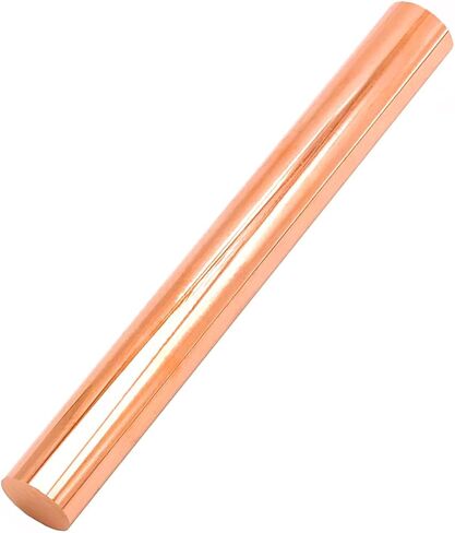 1pcs Pure Copper Round Rod 5/16inch Dia 7.87inch Length Bare Copper Metal Rod Solid Copper Rod Lathe Bar Stock for DIY Metal Crafts Metal Working Hobbies(200x8mm) in Kuwait