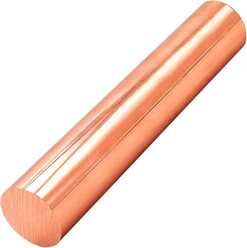 1pcs Pure Copper Round Rod 3/4inch Dia 3.94inch Length Bare Copper Metal Rod Solid Copper Rod Lathe Bar Stock for DIY Metal Crafts Metal Working Hobbies(100x20mm) in Kuwait