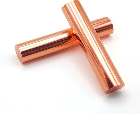 1pcs Pure Copper Round Rod 3/4inch Dia 3.94inch Length Bare Copper Metal Rod Solid Copper Rod Lathe Bar Stock for DIY Metal Crafts Metal Working Hobbies(100x20mm) in Kuwait