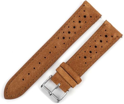 Suede Leather Watch Strap Band Rally Racing Watch Band 18mm 19mm 20mm 22mm 24mm New！ in Saudi Arabia