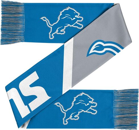 FOCO NFL Unisex-Adult Official Team Graphic Reversible Printed Scarf in Kuwait