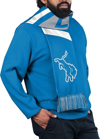 FOCO NFL Unisex-Adult Official Team Graphic Reversible Printed Scarf in Kuwait