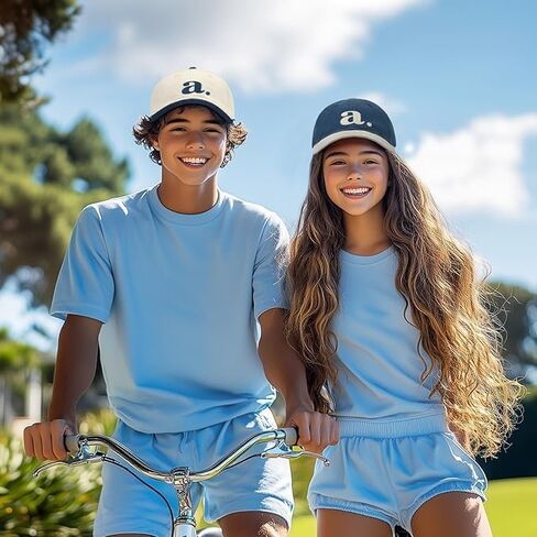 Men's Two-Tone Baseball Cap Curved Brim Trucker Cap Embroidered Dad Hat Adjustable Golf Fitted Hat for Women in Kuwait