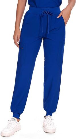 COZYFIT Scrub Pants for Women - Cargo Pants Scrubs with 7 Pockets,Soft Stretch in Kuwait
