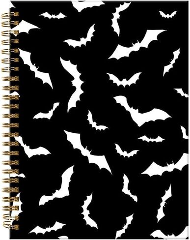 Spiral Journal Notebook,A5 Hardcover Lined Journals for Women Girl 6 x 8.3 in,120 Pages Thick Paper,Cute College Ruled Writing Notebook for Gifts Office Work School(Blue Butterfly) in Kuwait