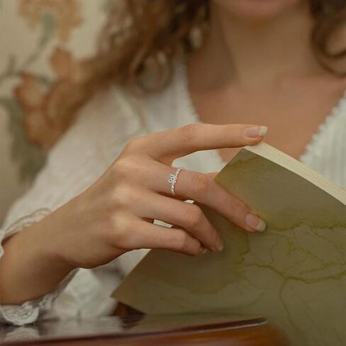 خاتم قابل للتكديس من الفضة الإسترليني عيار 925 على شكل فراشة مجوهرات إنفينيتي المولد للنساء in Kuwait