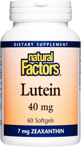 Natural Factors, لوتين 40 ملغ، دعم مضاد للأكسدة لصحة العيون والبشرة مع الزياكسانثين، 60 كبسولة هلامية in Saudi Arabia